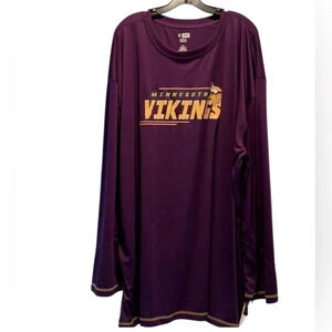 Minnesota Vikings NFL T Shirt Purple Men’s 4XL NWT